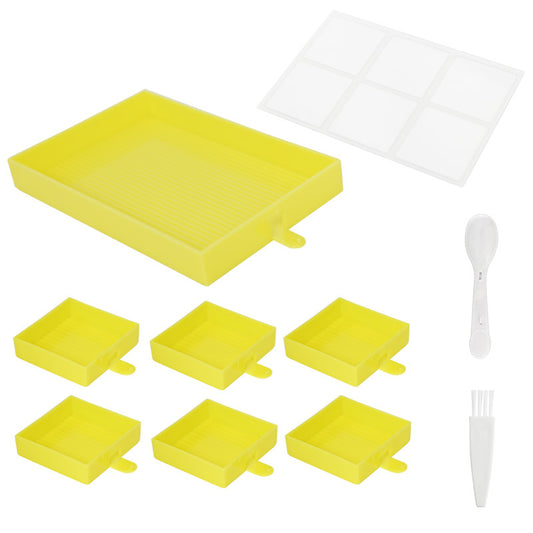 Diamond Embroidery Large Tray Bead Storage With Cover Diamond Painting Organizer