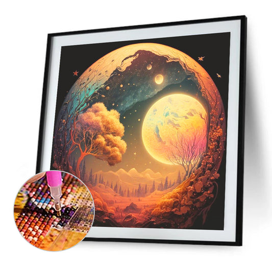 Galaxy Night - Full Round Drill Diamond Painting 30*30CM