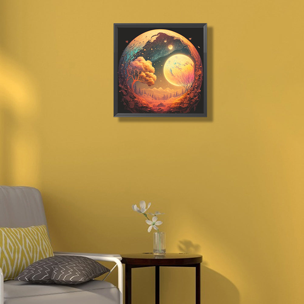 Galaxy Night - Full Round Drill Diamond Painting 30*30CM