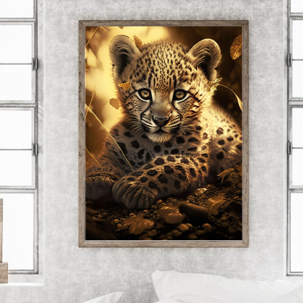 Cheetah - Full Square Drill Diamond Painting 30*40CM