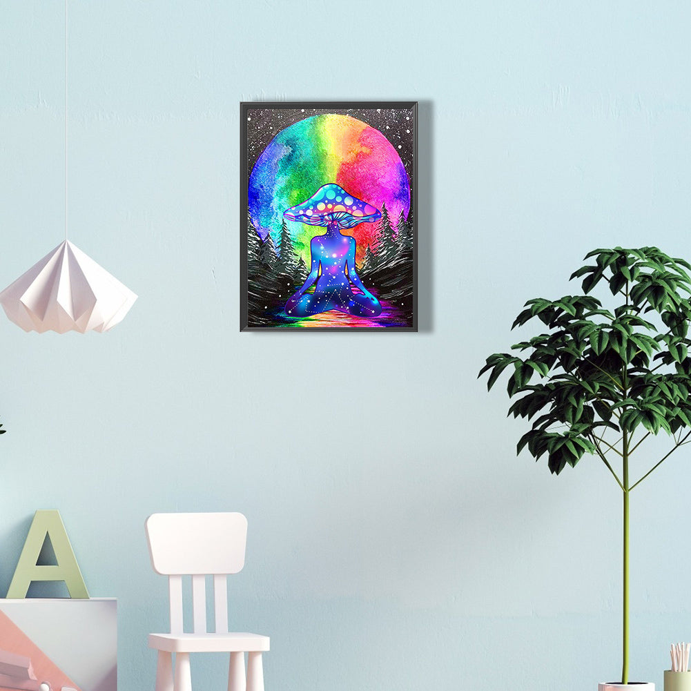 Hallucinogenic Mushrooms - Full Round Drill Diamond Painting 30*40CM