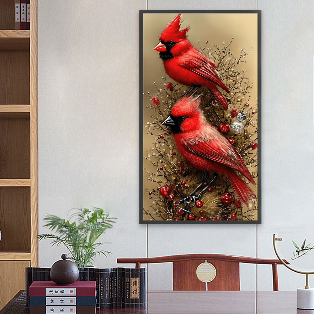 Cardinal - Full Round Drill Diamond Painting 40*70CM