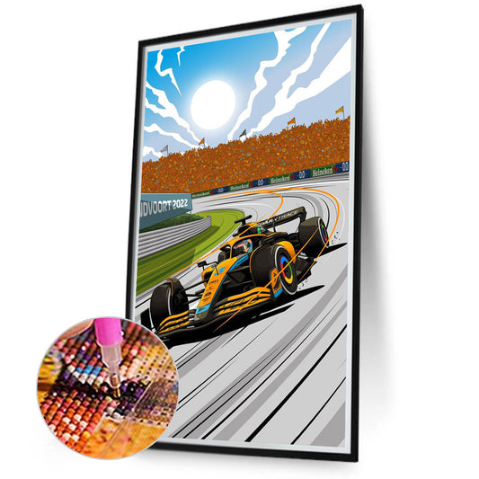 Cool Car - Full Square Drill Diamond Painting 40*70CM