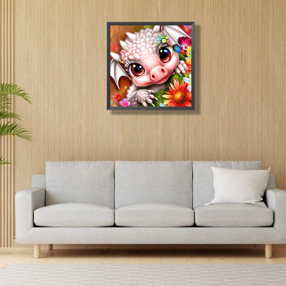 Cartoon Pterodactyl - Full Round Drill Diamond Painting 30*30CM