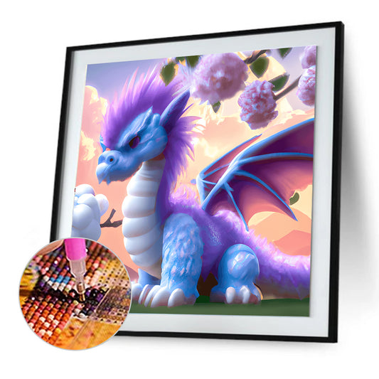 Cartoon Pterodactyl - Full Round Drill Diamond Painting 30*30CM