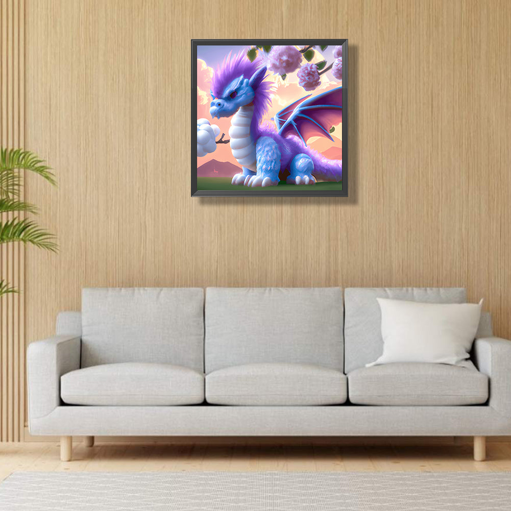 Cartoon Pterodactyl - Full Round Drill Diamond Painting 30*30CM