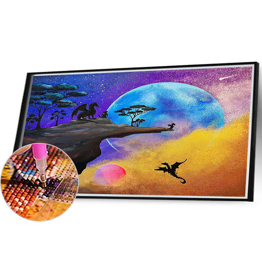 Dragon Learning To Fly - Full Round Drill Diamond Painting 40*30CM