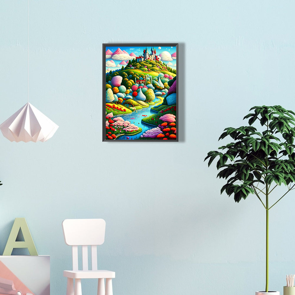 Colorful World - Full Round Drill Diamond Painting 30*40CM