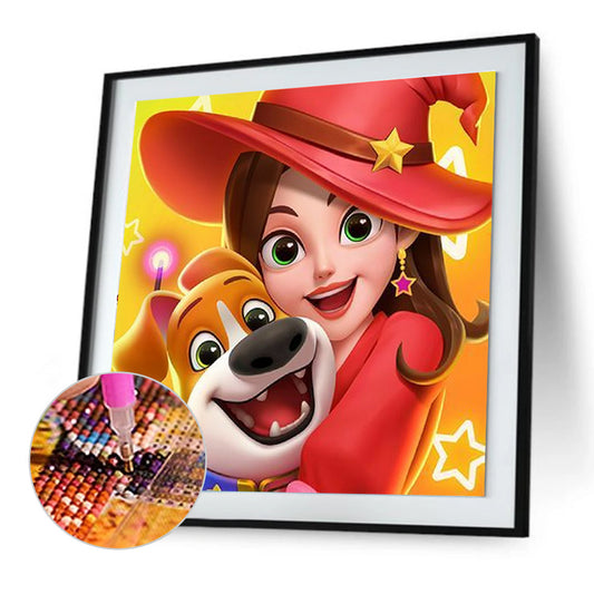 Spin Spell - Full Round Drill Diamond Painting 30*30CM