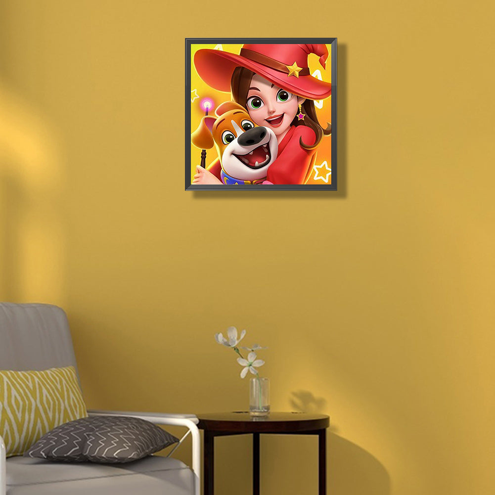 Spin Spell - Full Round Drill Diamond Painting 30*30CM