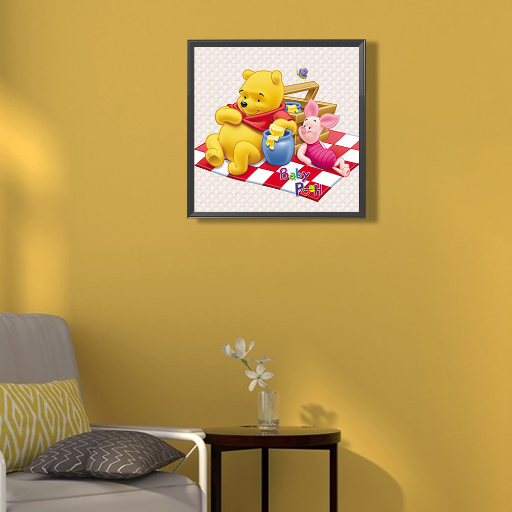 Winnie The Pooh - Full Round Drill Diamond Painting 40*40CM