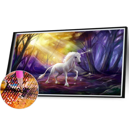 Unicorn - Full Round Drill Diamond Painting 50*35CM