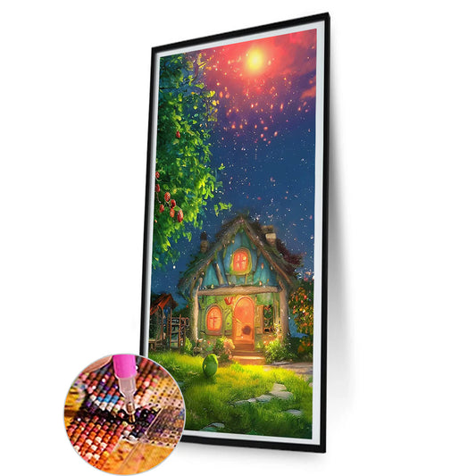 Yuexiashan Lake - Full Round Drill Diamond Painting 45*80CM