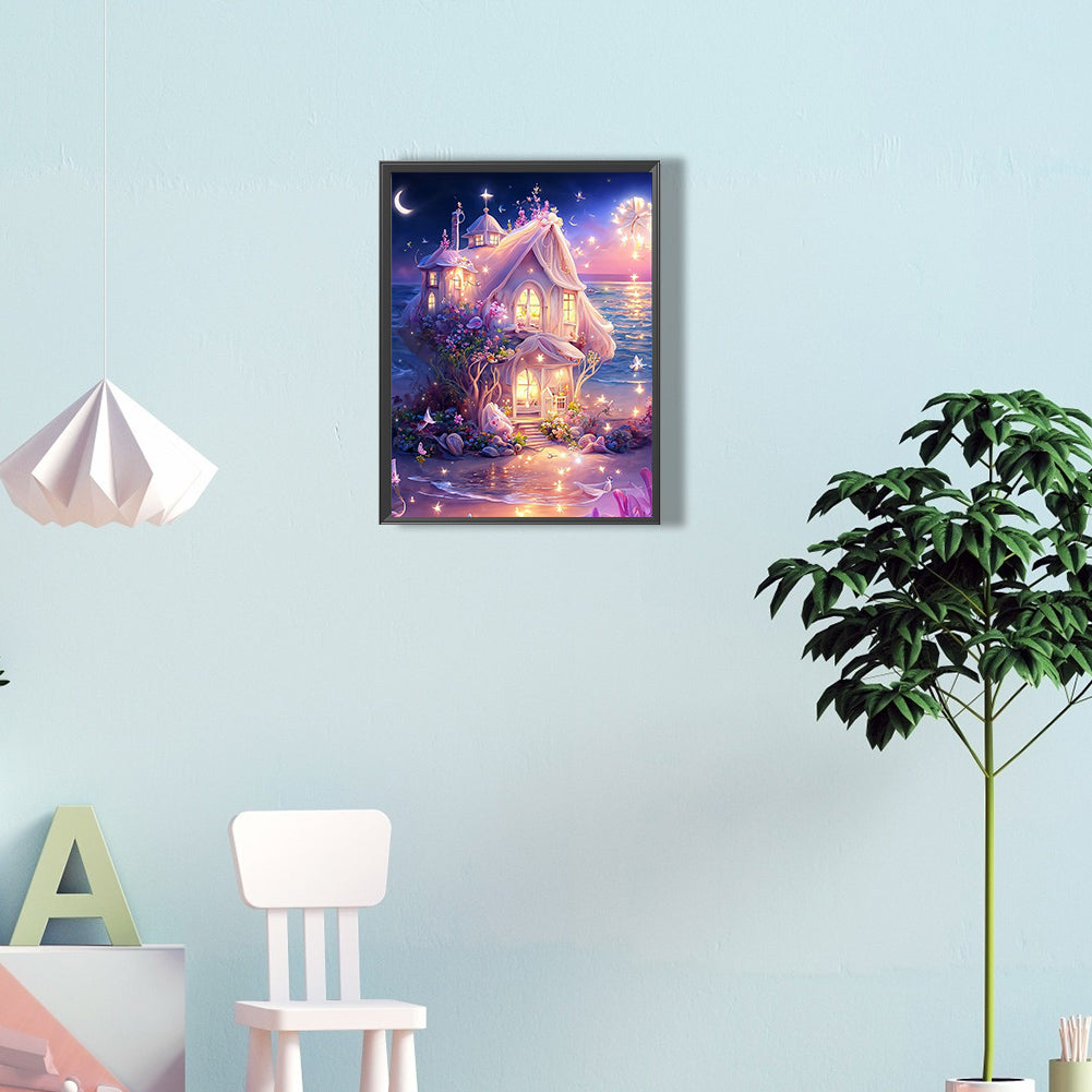 Colorful House - Full Round Drill Diamond Painting 30*40CM