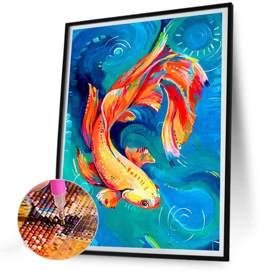 Koi Carp - Full Round Drill Diamond Painting 30*40CM