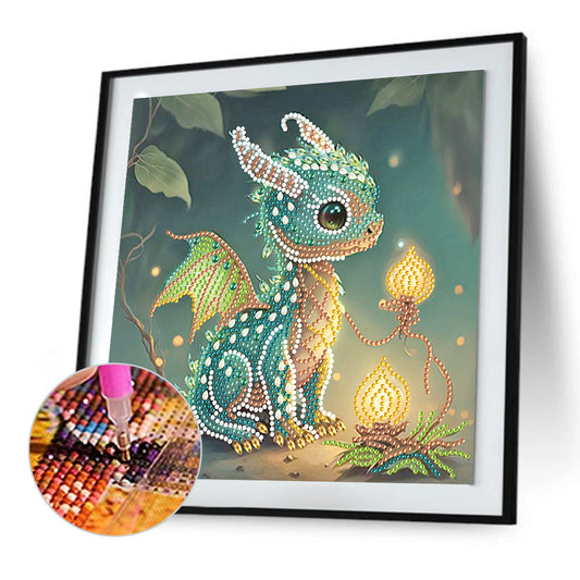Little Pterosaur - Special Shaped Drill Diamond Painting 30*30CM
