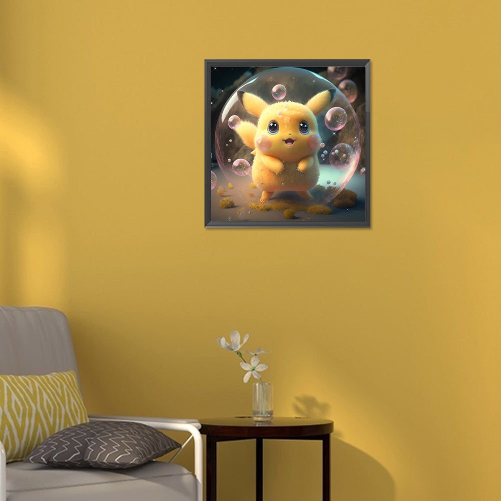 Pikachu - Full Round Drill Diamond Painting 30*30CM