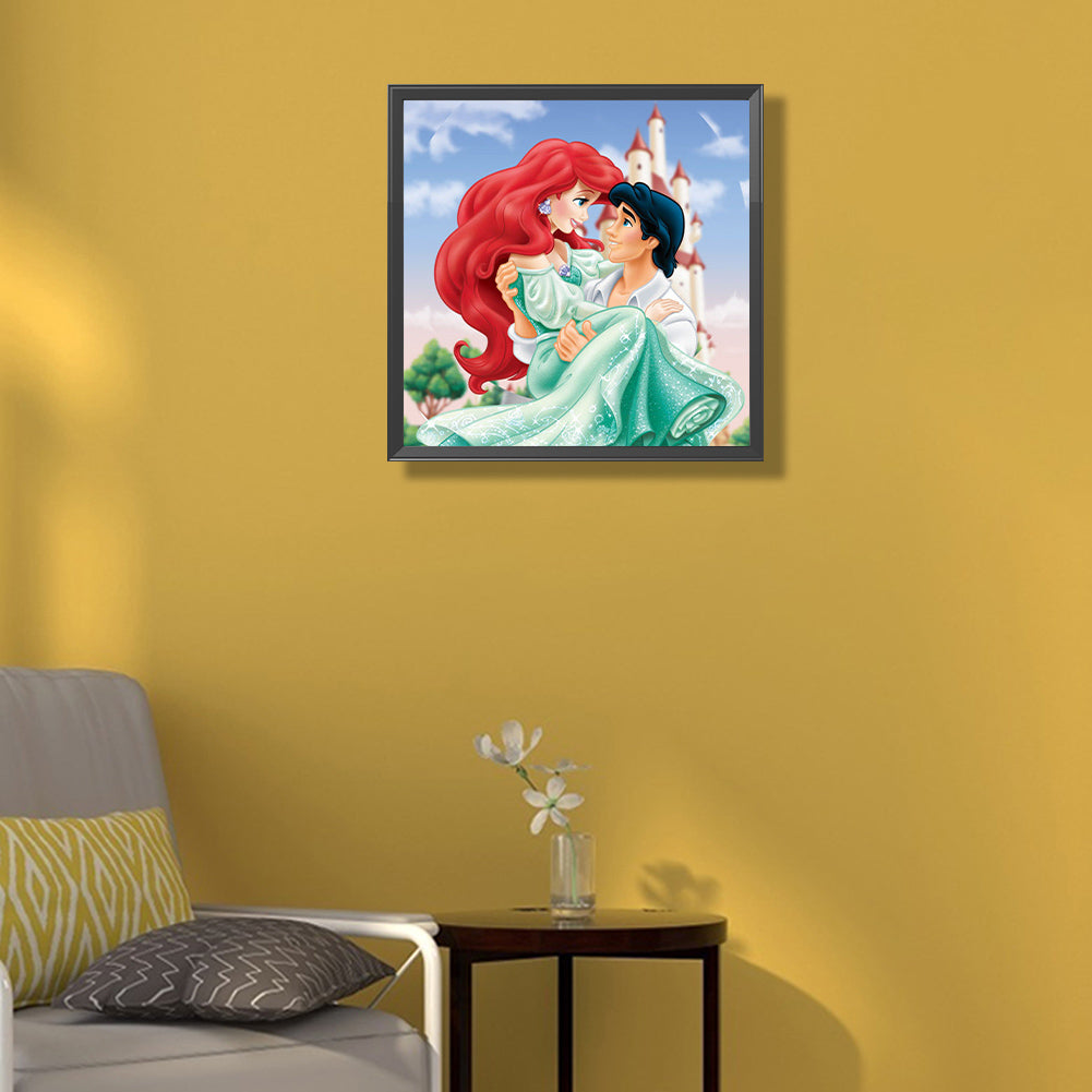 Prince And Mermaid - Full Square Drill Diamond Painting 50*50CM