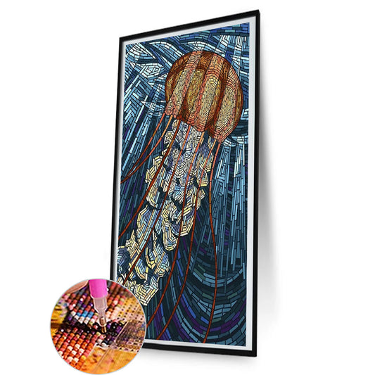 Jellyfish - Full Round Drill Diamond Painting 40*80CM
