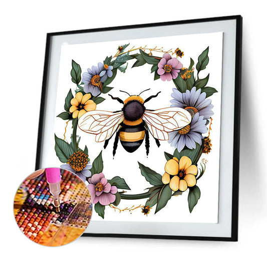 Bee - Full Round Drill Diamond Painting 30*30CM