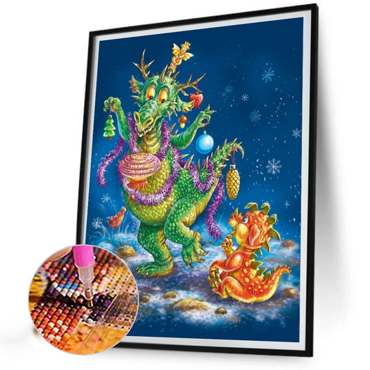 Dragon - Full Round Drill Diamond Painting 30*40CM