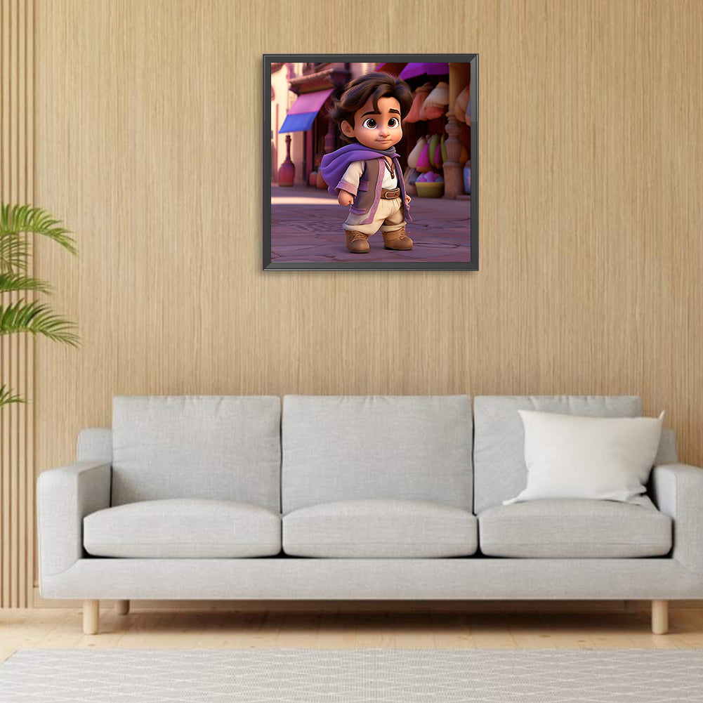 Disney Princess And Prince - Full Round Drill Diamond Painting 30*30CM