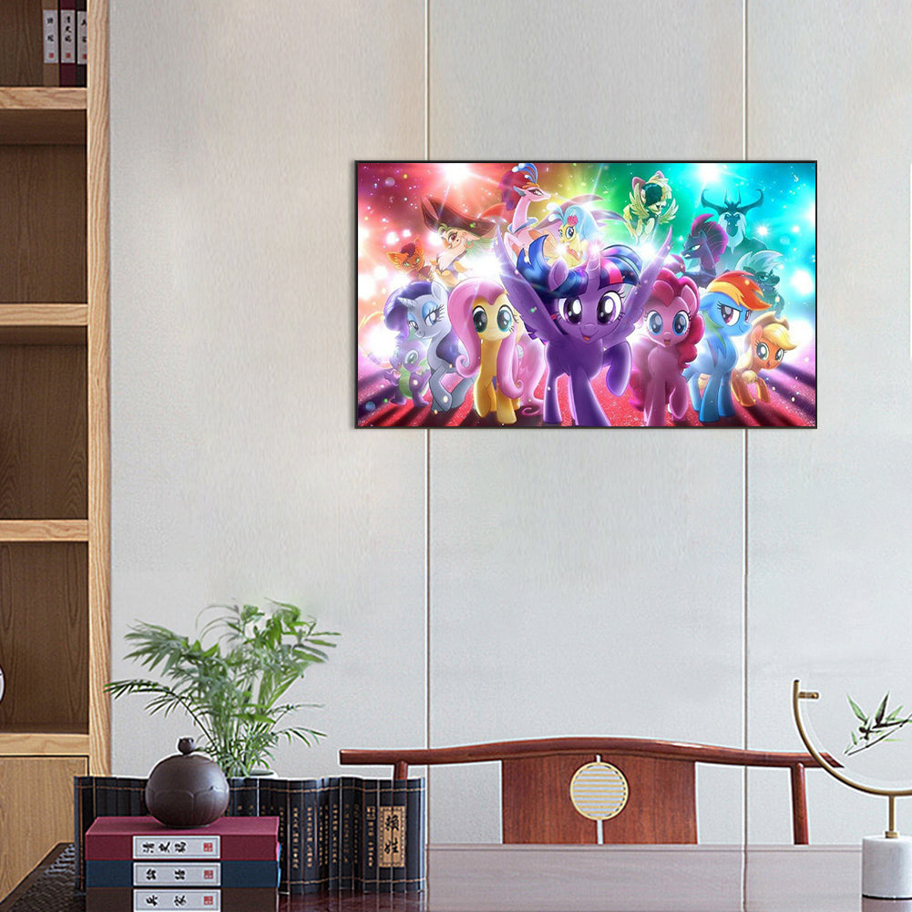 My Little Pony - Full Round Drill Diamond Painting 70*40CM