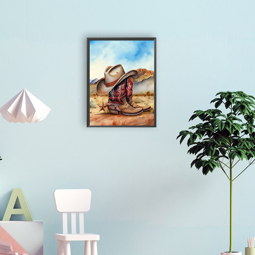 Boots - Full Round Drill Diamond Painting 30*40CM