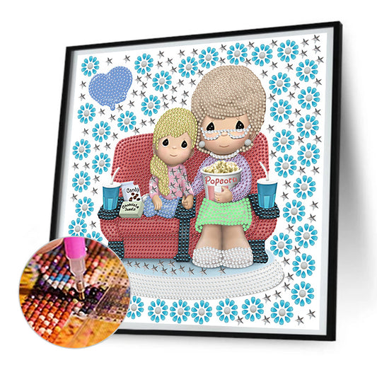 Precious Memory Doll - Special Shaped Drill Diamond Painting 30*30CM