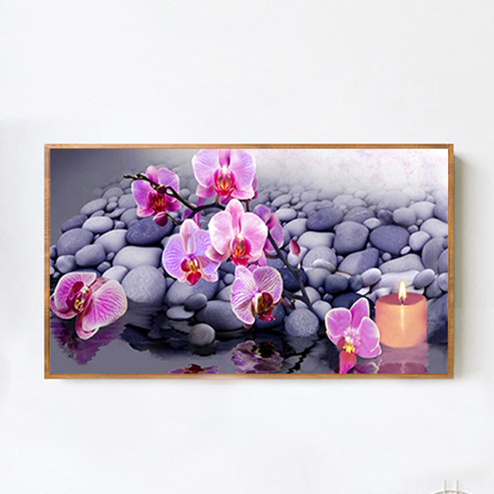 Phalaenopsis - Full Round Drill Diamond Painting 70*40CM