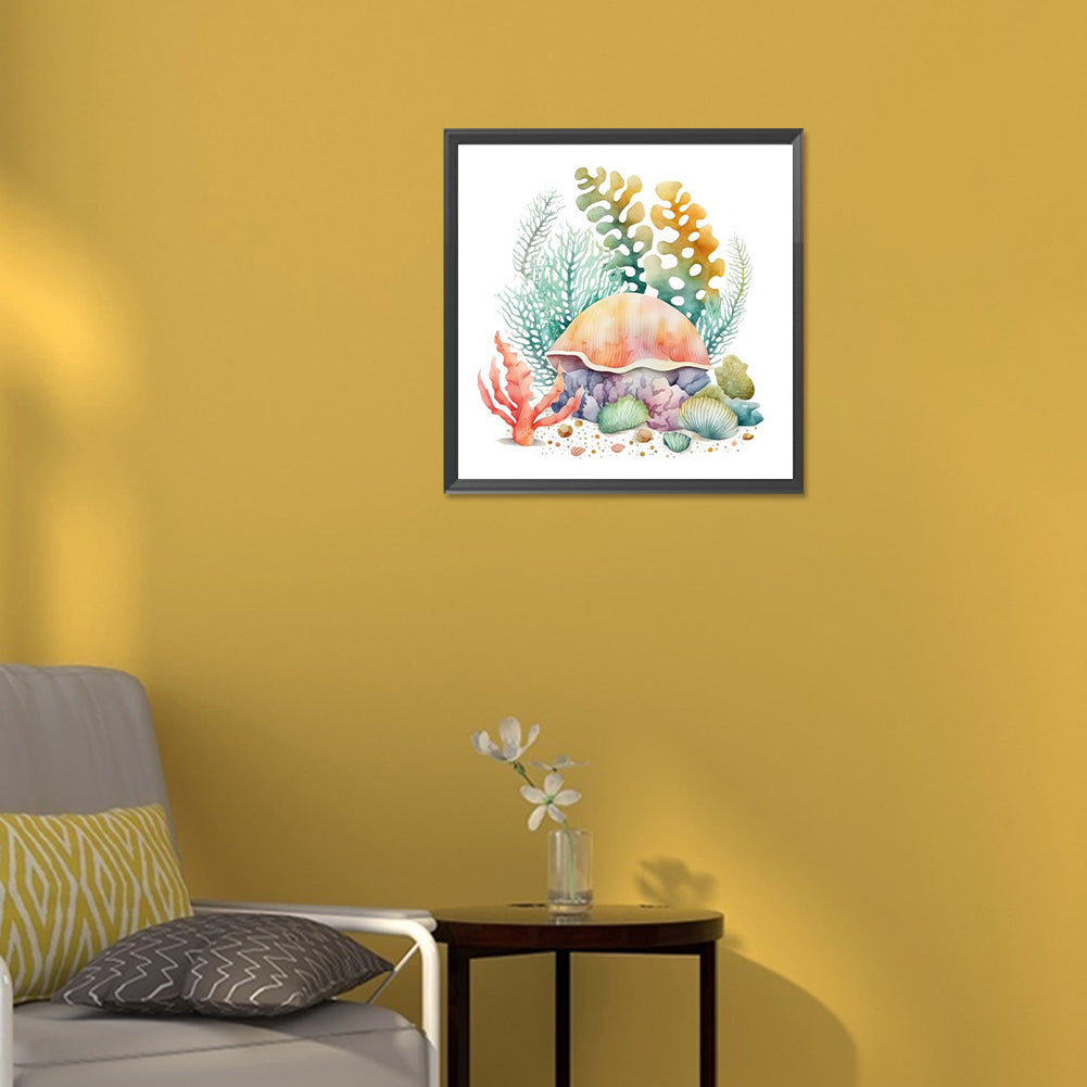 Coral Shell - Full Round Drill Diamond Painting 30*30CM