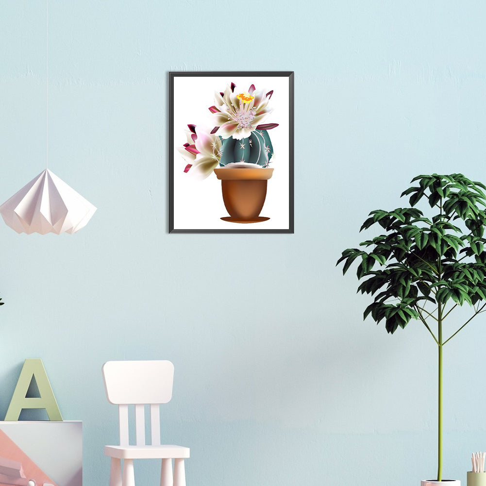 Cactus - Full Round Drill Diamond Painting 30*40CM