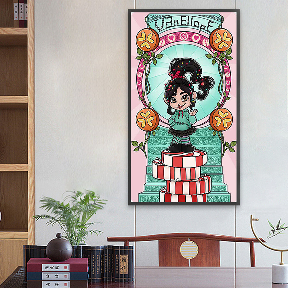 Disney Princess - Full Round Drill Diamond Painting 40*70CM