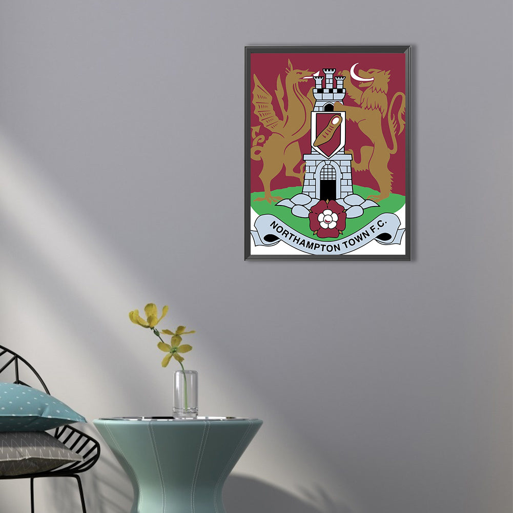Northampton Football Club - Full Round Drill Diamond Painting 40*50CM
