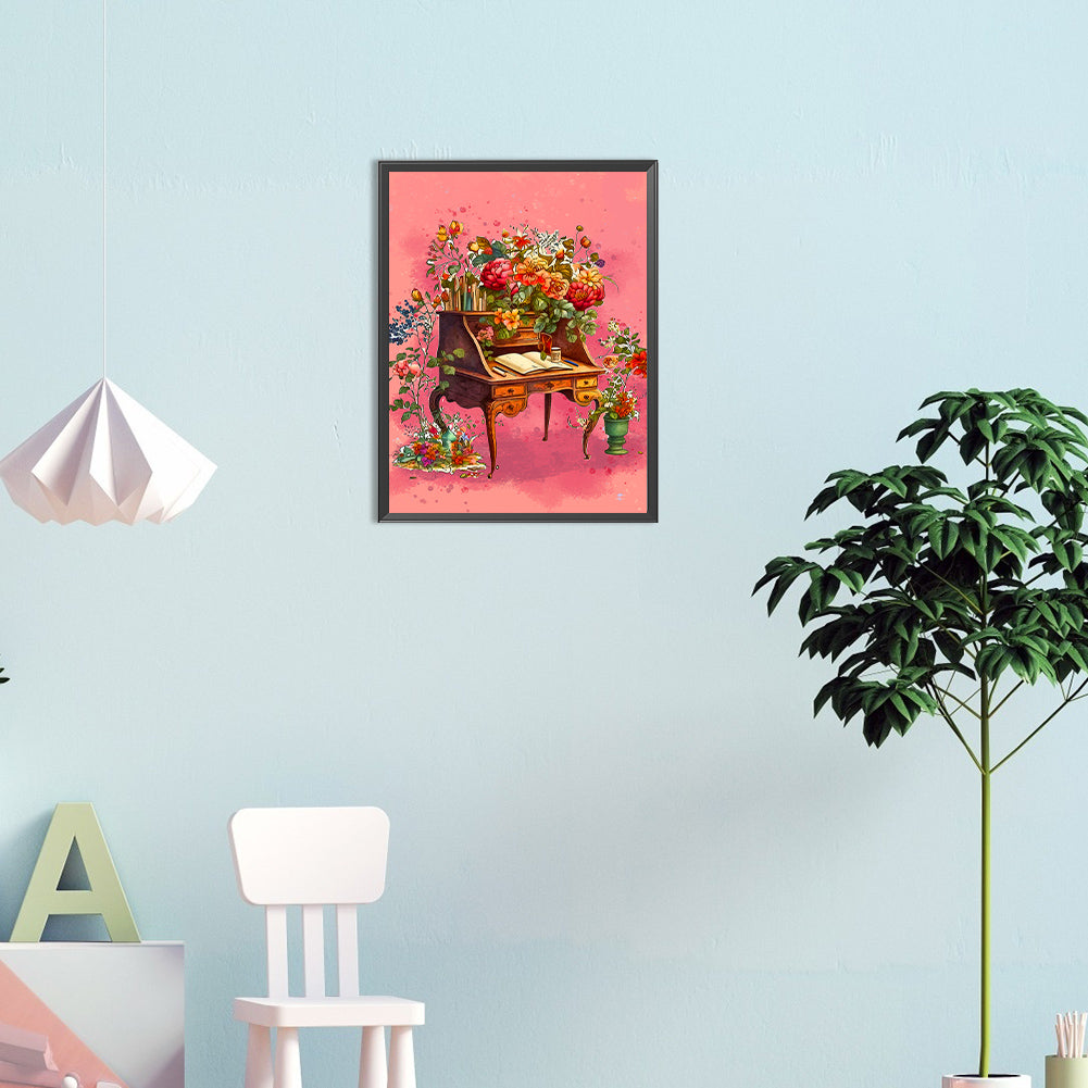 Writer Clip Art - Full Round Drill Diamond Painting 30*40CM