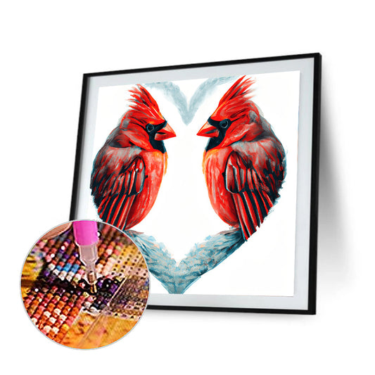 Cardinal - Full Round Drill Diamond Painting 30*30CM