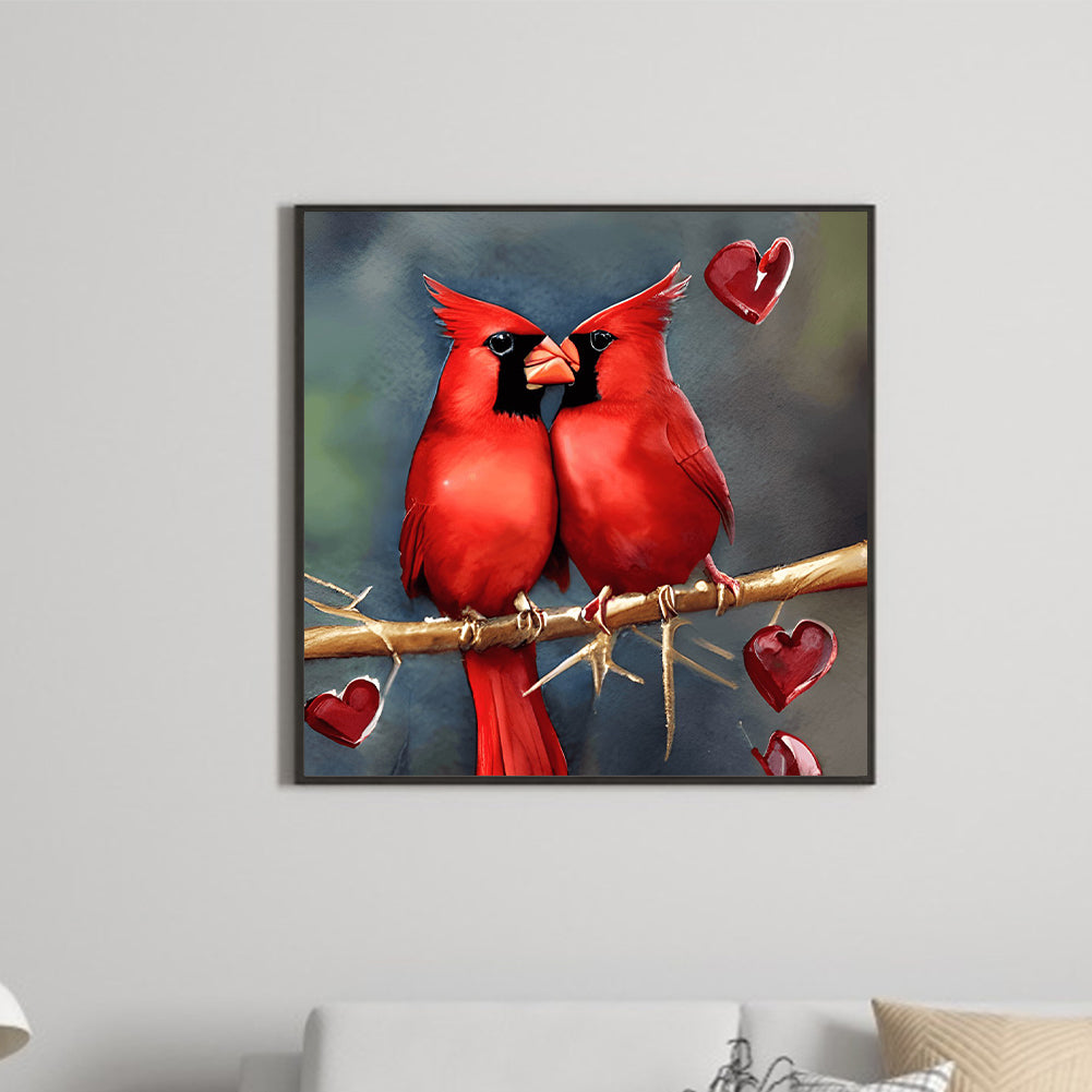 Cardinal - Full Round Drill Diamond Painting 30*30CM