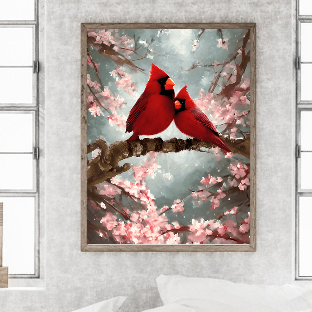 Cardinal - Full Round Drill Diamond Painting 30*40CM