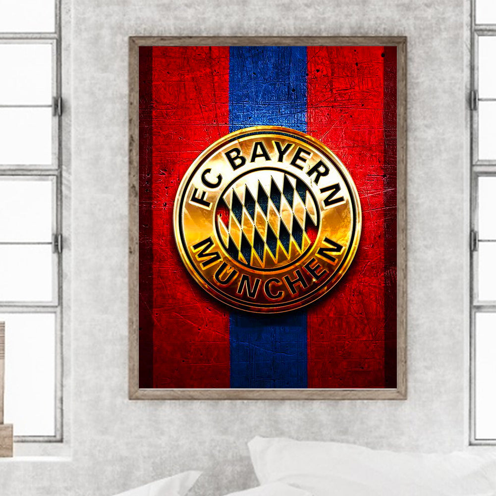 Bayern Munich Football Club - Full Round Drill Diamond Painting 30*40CM