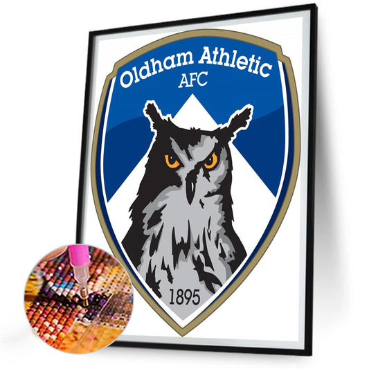 Oldham Football Club - Full Round Drill Diamond Painting 30*40CM