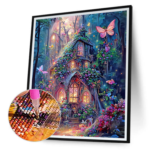 Dream House - Full Round Drill Diamond Painting 30*40CM