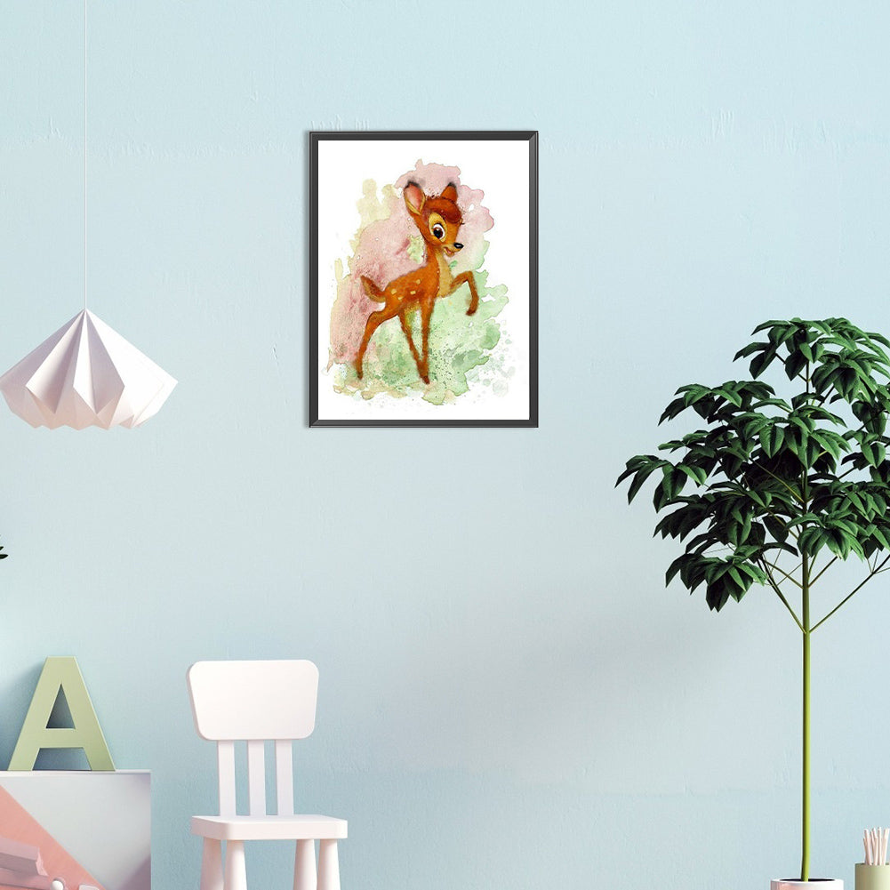 Disney Deer - Full Round Drill Diamond Painting 30*40CM