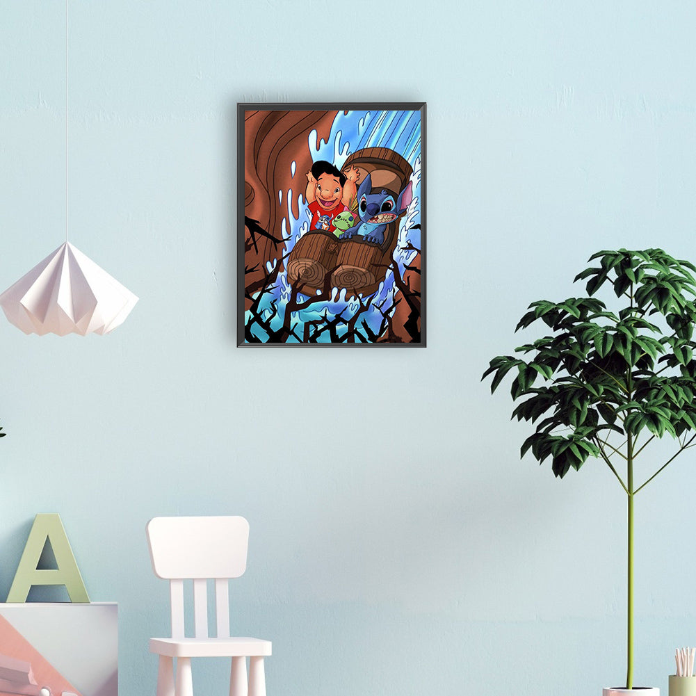 Stitch - Full Round Drill Diamond Painting 30*40CM