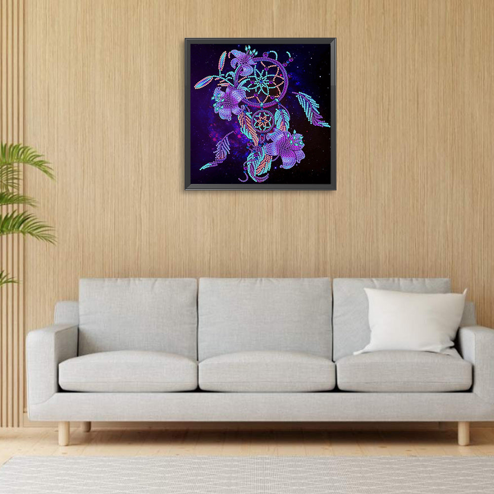 Dream Catcher - Special Shaped Drill Diamond Painting 30*30CM