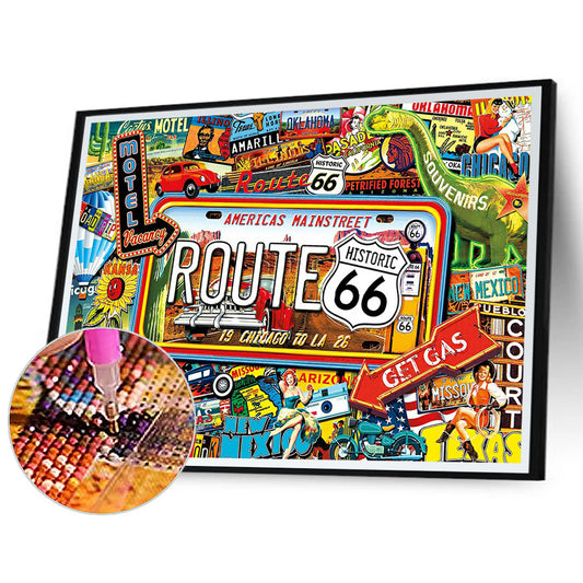Billboard Collection - Full Round Drill Diamond Painting 40*30CM