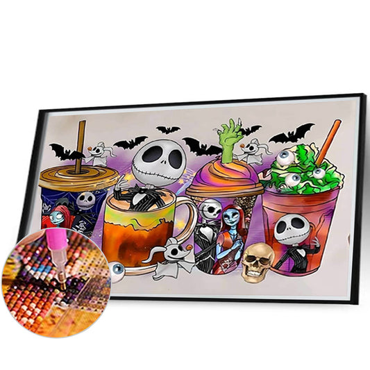 Corpse Bride Cup - Full Round Drill Diamond Painting 45*30CM