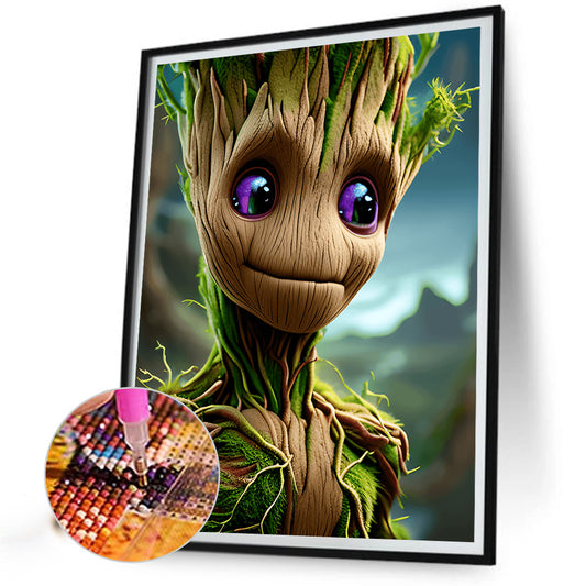 Groot Treant - Full Round Drill Diamond Painting 40*50CM