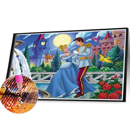 Dancing Princess And Prince - Full Round Drill Diamond Painting 40*30CM