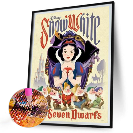Snow White - Full Round Drill Diamond Painting 30*40CM