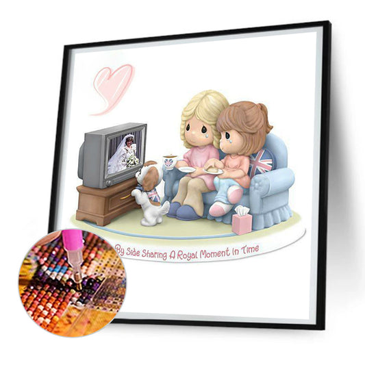 Watch Drama - Full Round Drill Diamond Painting 30*30CM